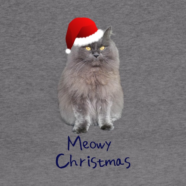 Meowy Christmas Kitty by julieerindesigns